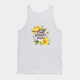 Best Mom From NEBRASKA, mothers day gift ideas, i love my mom Tank Top